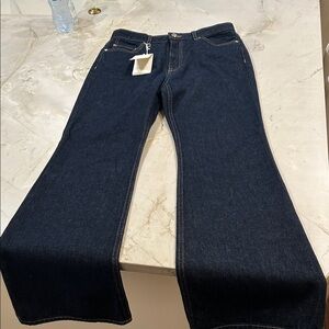 Ulla Johnson Dark Blue Flare Jeans sz29 new